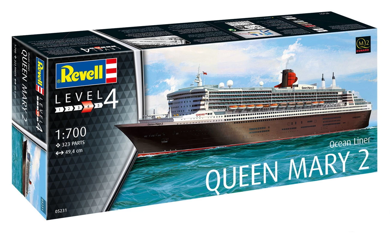 Revell 05231 - Queen Mary 2 5 Revell 05231 - Queen Mary 2 – Bild 3