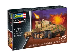 Revell 03293 - SWS Mit Flak43 Und Sd.Ah58 Munitionsanhänger - Modell -Revell Revell 03293 sWS mit Flak43 und Sd Ah58 Munitions Trailer