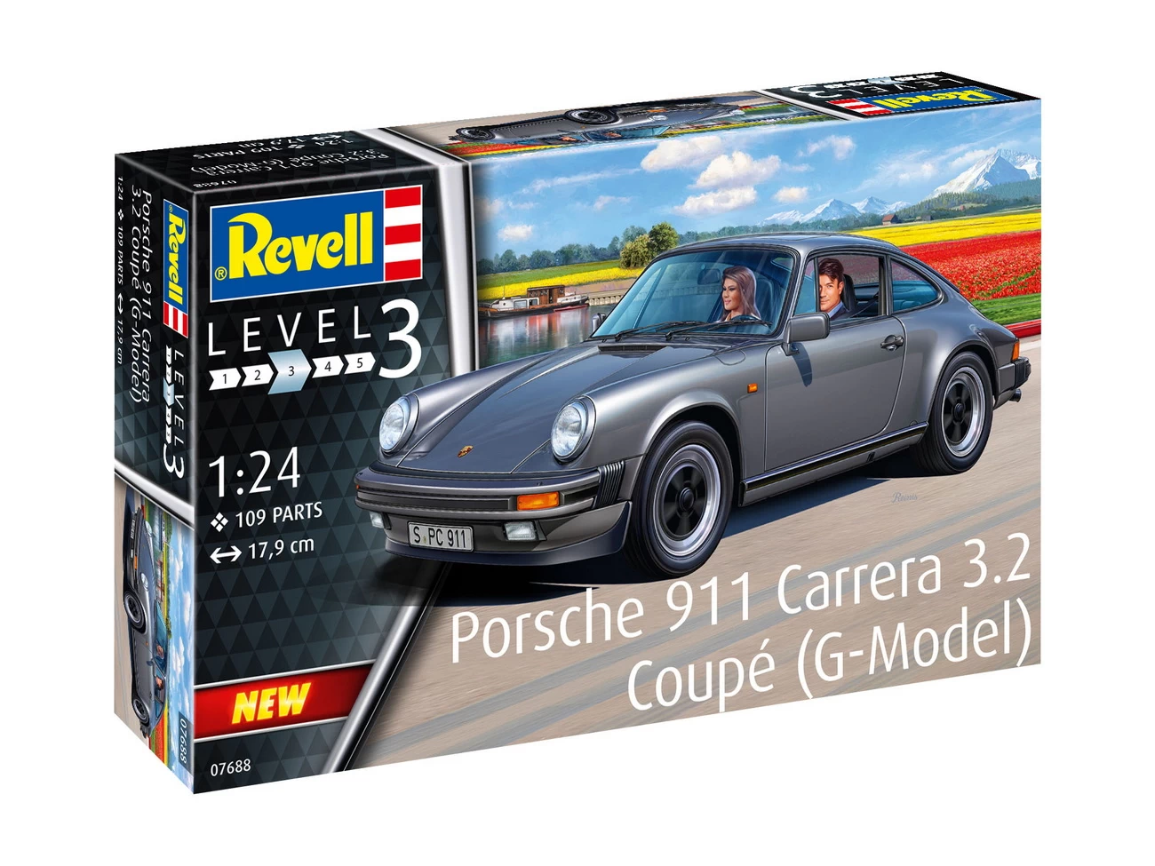 Revell 07688 - Porsche 911 Carrera 3.2 Coupe - Auto Modell 5 Revell 07688 - Porsche 911 Carrera 3.2 Coupe - Auto Modell – Bild 3
