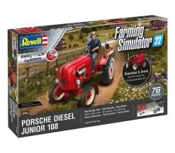Revell 07823 - Porsche Junior 108 - Farming Simulator Edition -Revell porsche junior 108 farming simulator edition revell bausatz