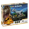 Revell 00243 - Jurassic World Dominion - Velociraptors 'Blue' - 3D Puzzle -Revell revell 00243 jurassic world dominion blue