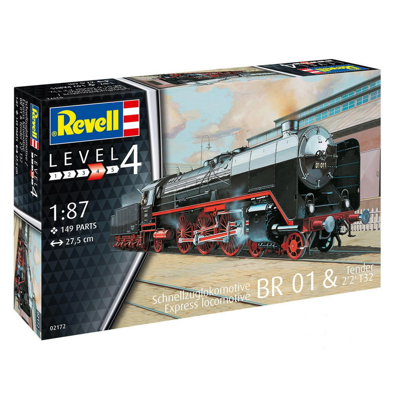 Revell 02172 - Schnellzuglokomotive BR 01 & Tender 2'2' T32 8 Revell 02172 - Schnellzuglokomotive BR 01 & Tender 2'2' T32 – Bild 6