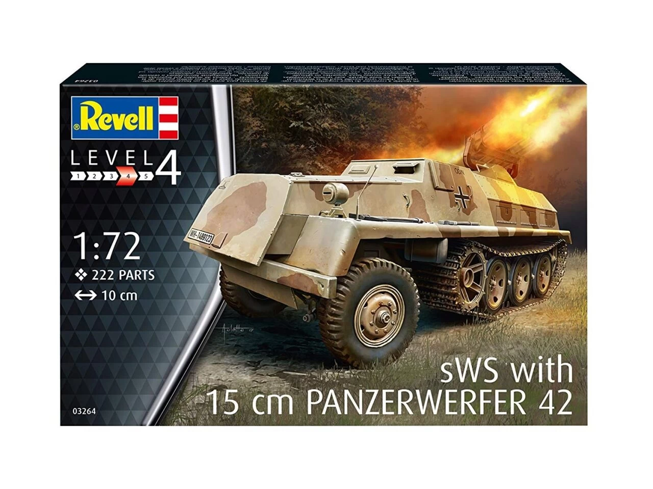 REVELL 03264 1:72 15 Cm Panzerwerfer 42 Auf SWS 3 REVELL 03264 1:72 15 Cm Panzerwerfer 42 Auf SWS