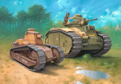 Revell 03278 - Char B.1 Bis & Renault FT.17 8 Revell 03278 - Char B.1 Bis & Renault FT.17 -Revell revell 03278 char b 1 bis renault ft 17