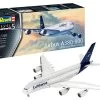 REVELL 03872EX 1:144 Airbus A380-800 Lufthansa-Bundle -Revell revell 03872ex 1 144 airbus a380 800 lufthansa bundle