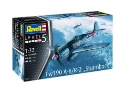 Revell 03874 - Focke Wulf FW190 A-8 Sturmbock - Flugzeug Modell -Revell revell 03874 fw190 a 8 sturmbock flugzeug modell