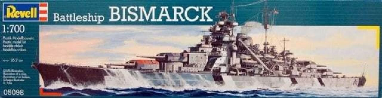 REVELL 05098 1:700 Battleship Bismarck 3 REVELL 05098 1:700 Battleship Bismarck
