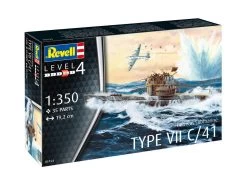 Revell 05154 - German Submarine Type VII C/4 -Revell revell 05154 german submarine type vii c4