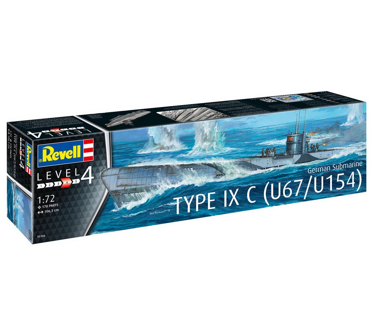 Revell 05166 - Deutsches U-Boot TYP IXC U67 U154 Modell 7 Revell 05166 - Deutsches U-Boot TYP IXC U67 U154 Modell – Bild 5