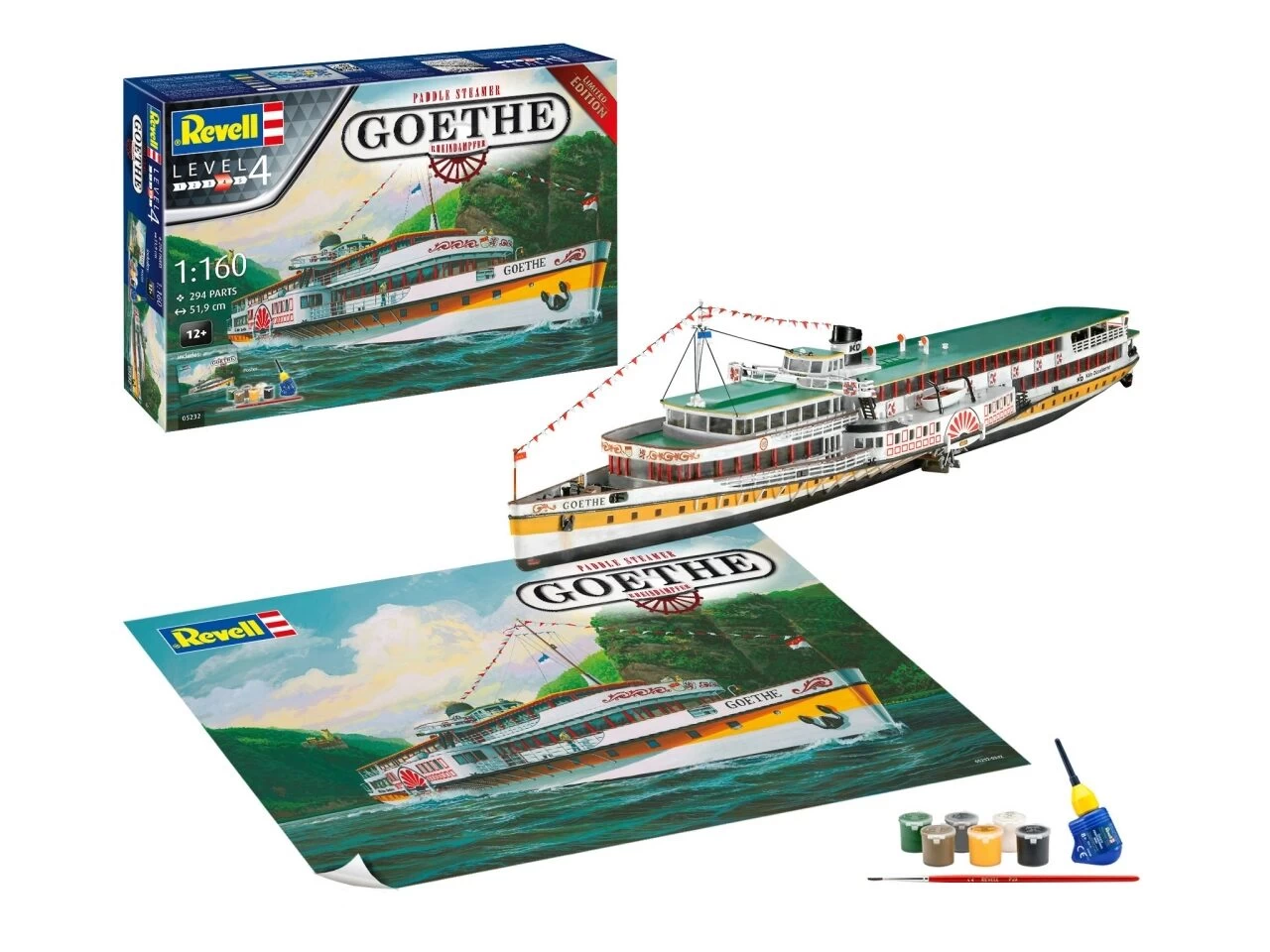 REVELL 05232 1:160 Rheindampfer GOETHE 9 REVELL 05232 1:160 Rheindampfer GOETHE – Bild 7