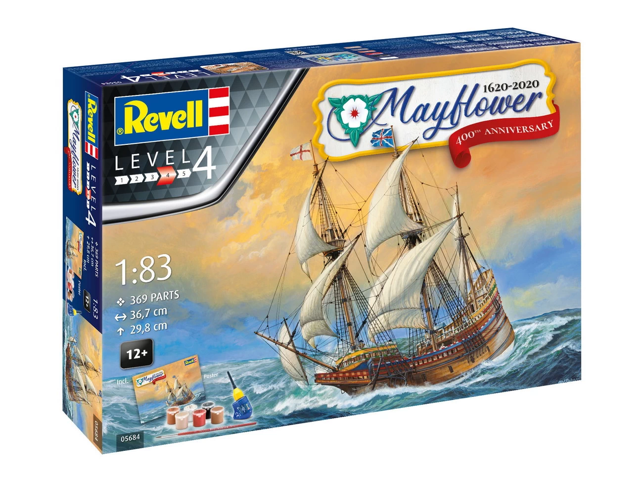 Revell 05684 - Mayflower Geschenkset 400 Jahre 4 Revell 05684 - Mayflower Geschenkset 400 Jahre – Bild 2