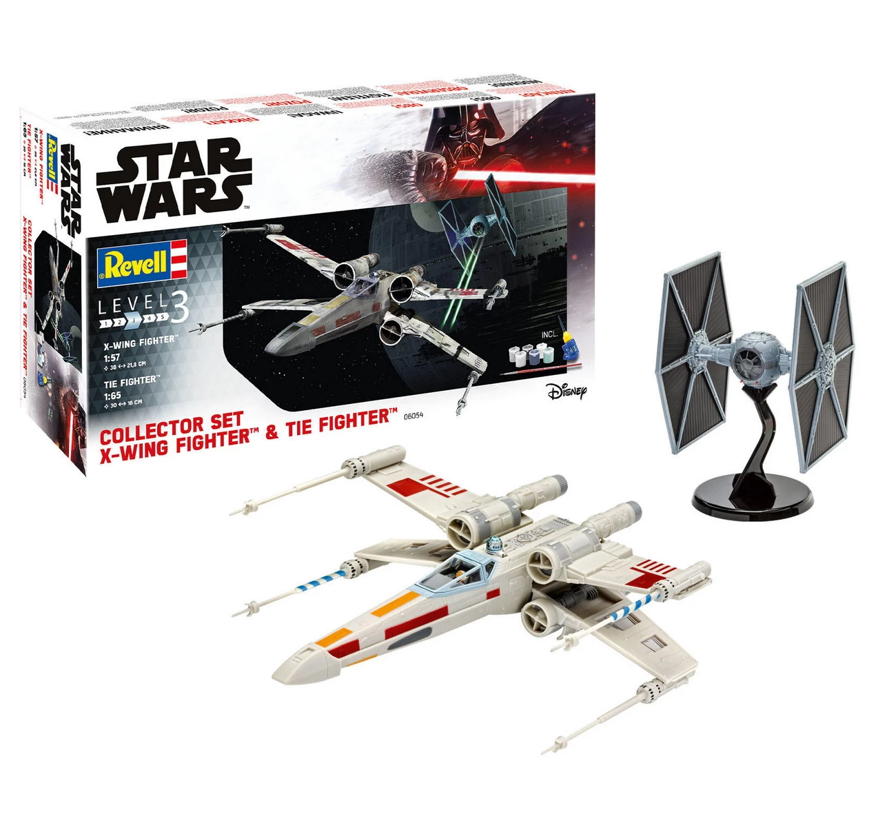Revell 06054 - Collector Set X-Wing Fighter + TIE Fighter 4 Revell 06054 - Collector Set X-Wing Fighter + TIE Fighter – Bild 2