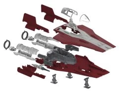 REVELL 06759 1:44 Star Wars A-Wing Fighter Rot -Revell revell 06759 1 44 star wars a wing fighter rot 5
