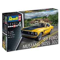 Revell 07025 - 1969 Boss 302 Mustang -Revell revell 07025 69 ford mustang boss 302
