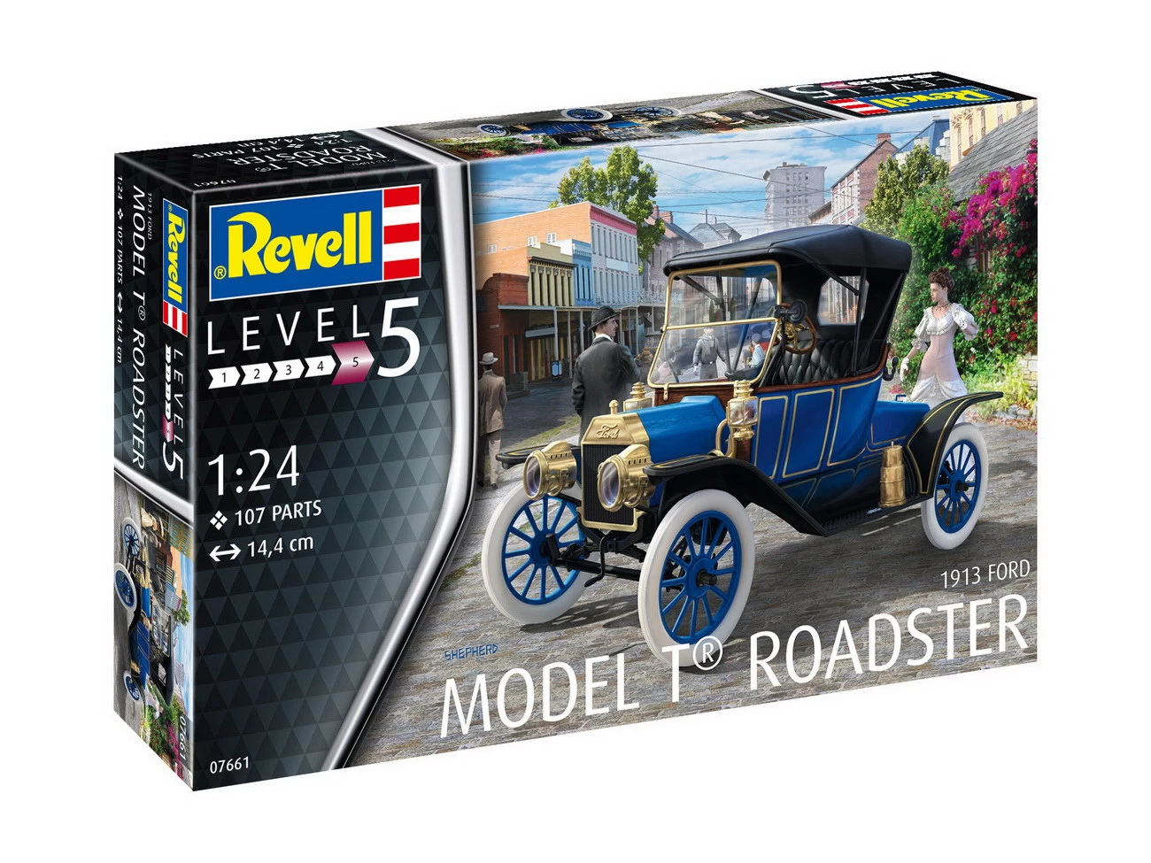 Revell 07661 - Ford T Modell Roadster 1913 - Auto Modell 6 Revell 07661 - Ford T Modell Roadster 1913 - Auto Modell – Bild 4