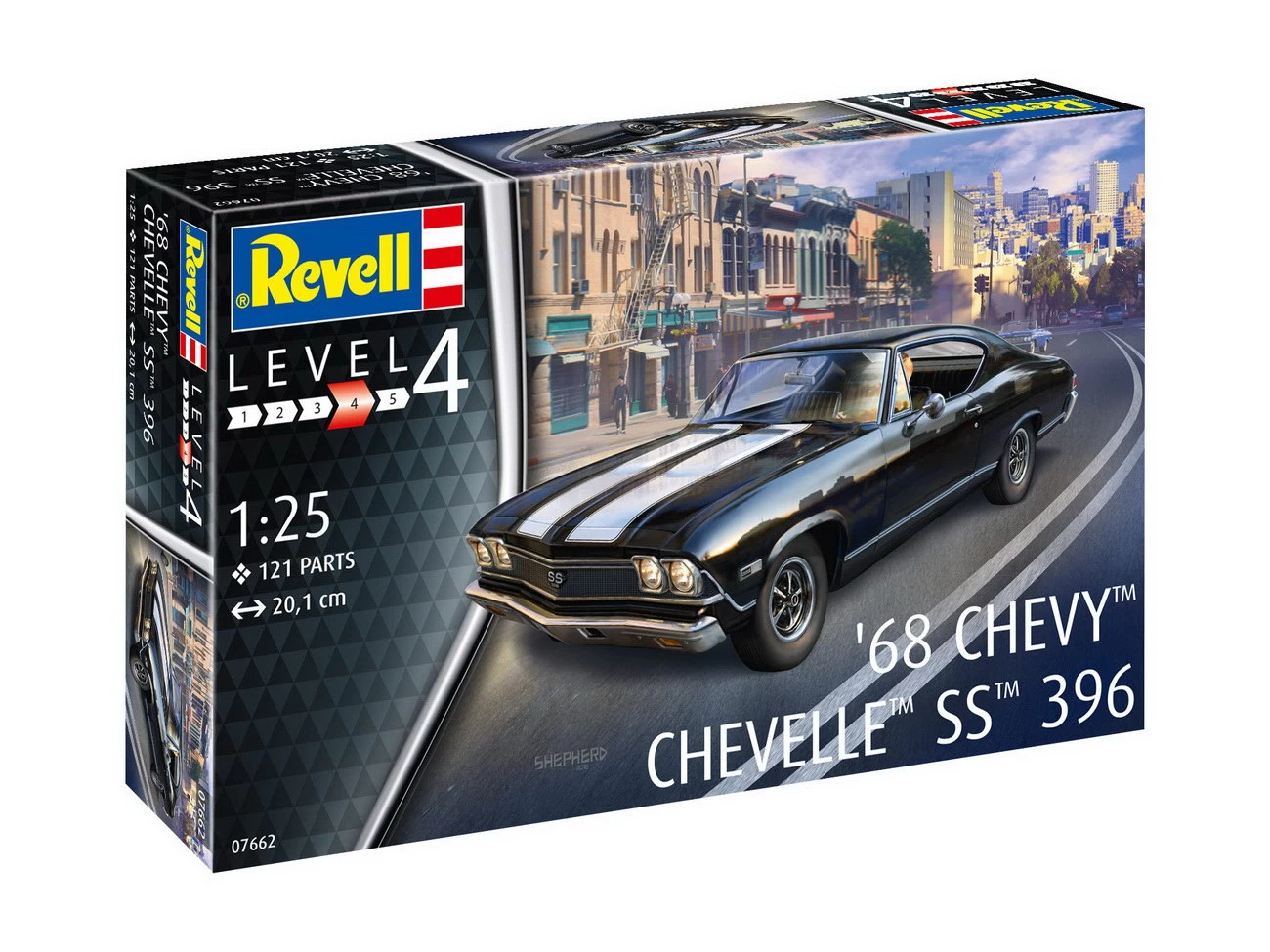 Revell 07662 - 1968 Chevy Chevelle SS 396 - Auto Modell 6 Revell 07662 - 1968 Chevy Chevelle SS 396 - Auto Modell – Bild 4