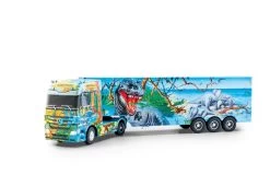 REVELL 24534 1:32 RC Show Truck Mercedes Benz Actros "Dino Express" -Revell revell 24534 1 32 rc show truck mercedes benz actros dino express 2