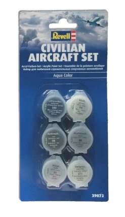 Revell Aqua Farben-Set Zivilflugzeuge (39072)