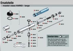 Revell 39107 Spray Gun VARIO Master Class (Airbrush)