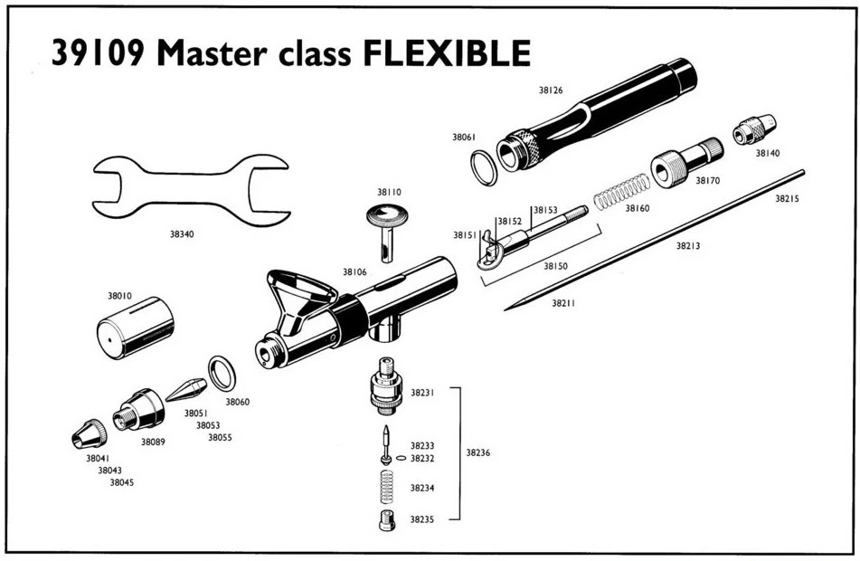 Revell 39109 Airbrush Spritzpistole Master Class (Flexible) 5 Revell 39109 Airbrush Spritzpistole Master Class (Flexible) – Bild 3