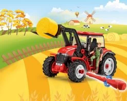 Revell Junior Kit - Traktor Mit Lader Und Figur (00815) -Revell revell junior kit 00815 traktor mit lader und figur