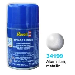 Revell Spray Farbe 34199 - Aluminium, Metallic
