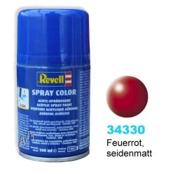 Revell Spray Farbe 34330 - Feuerrot Seidenmatt