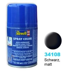 Revell Spray Farbe 34108 - Schwarz Matt