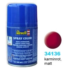 Revell Spray Farbe 34136 - Karminrot Matt